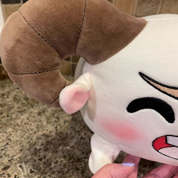 JSCHLATT Youtooz Angry Rammie Pillow Plush 14 Inches - Picture 2 of 16